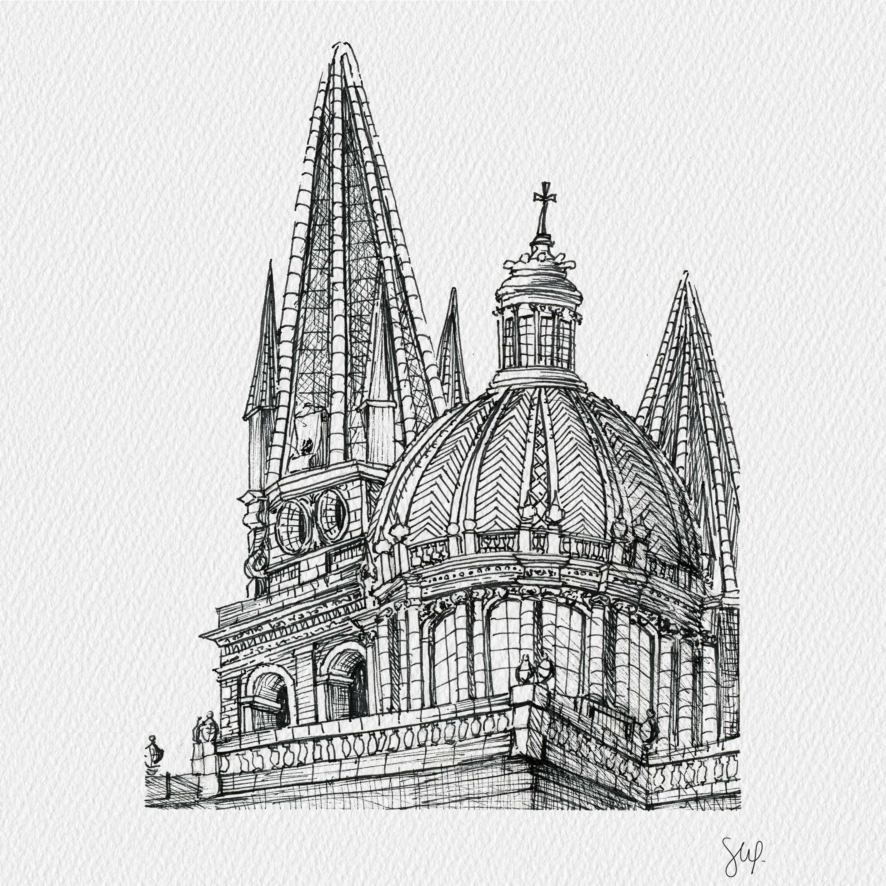 Fine Art Print Catedral de Guadalajara