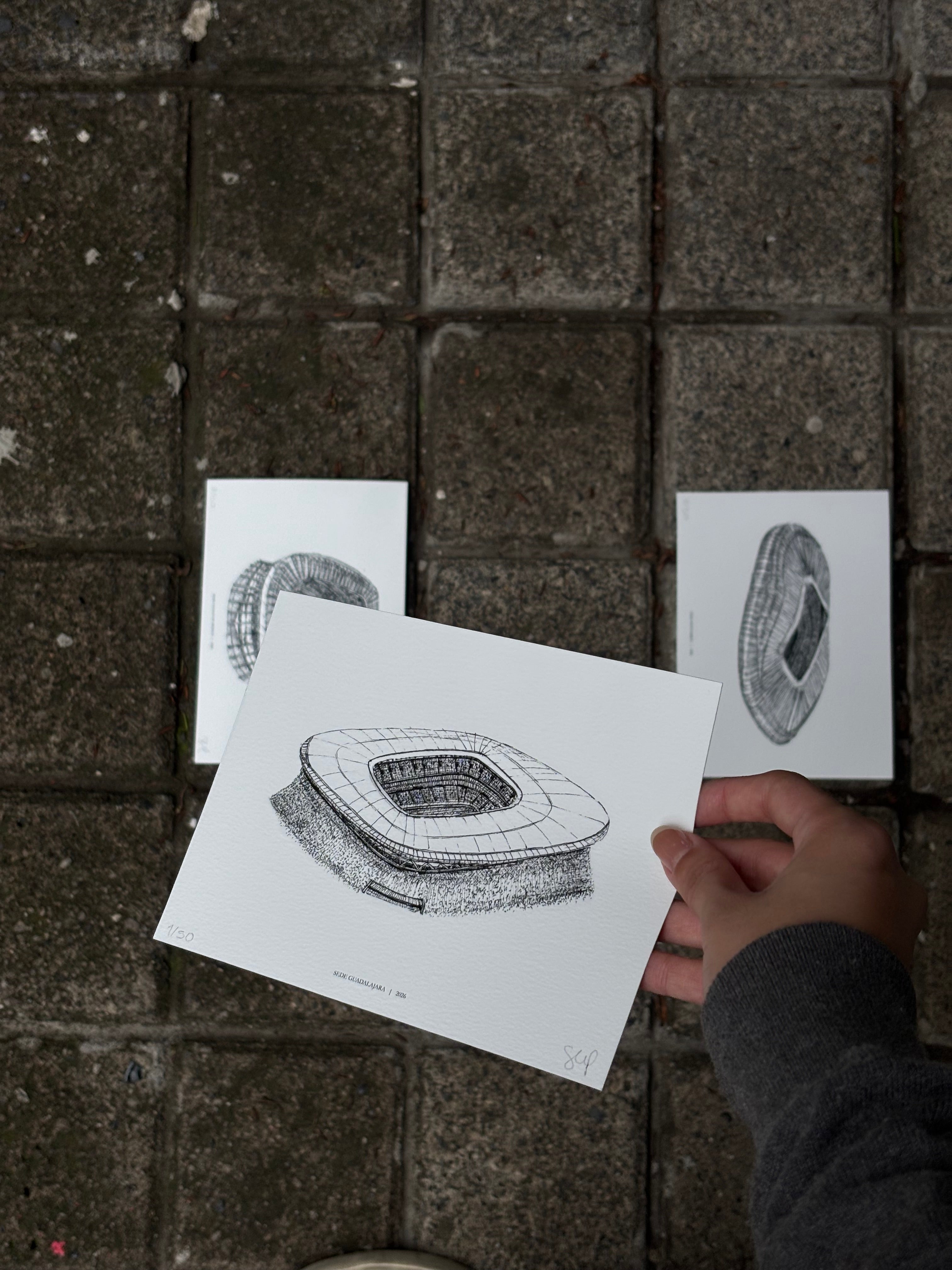 Fine Art Print Estadio Guadalajara