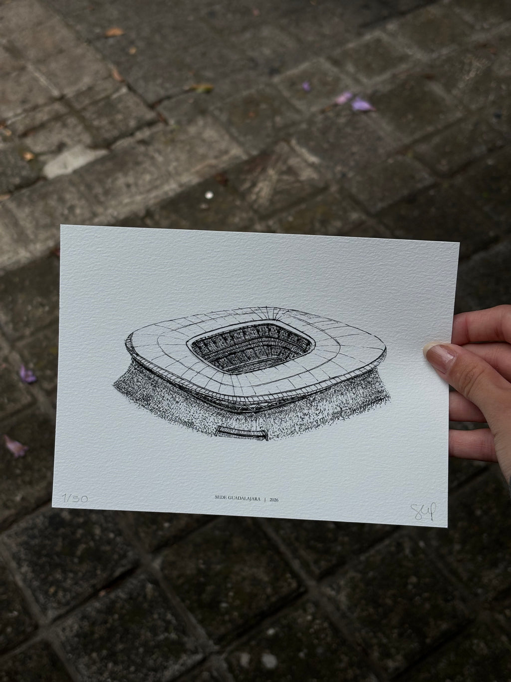 Fine Art Prints estadios mundial (Conjunto de 3)