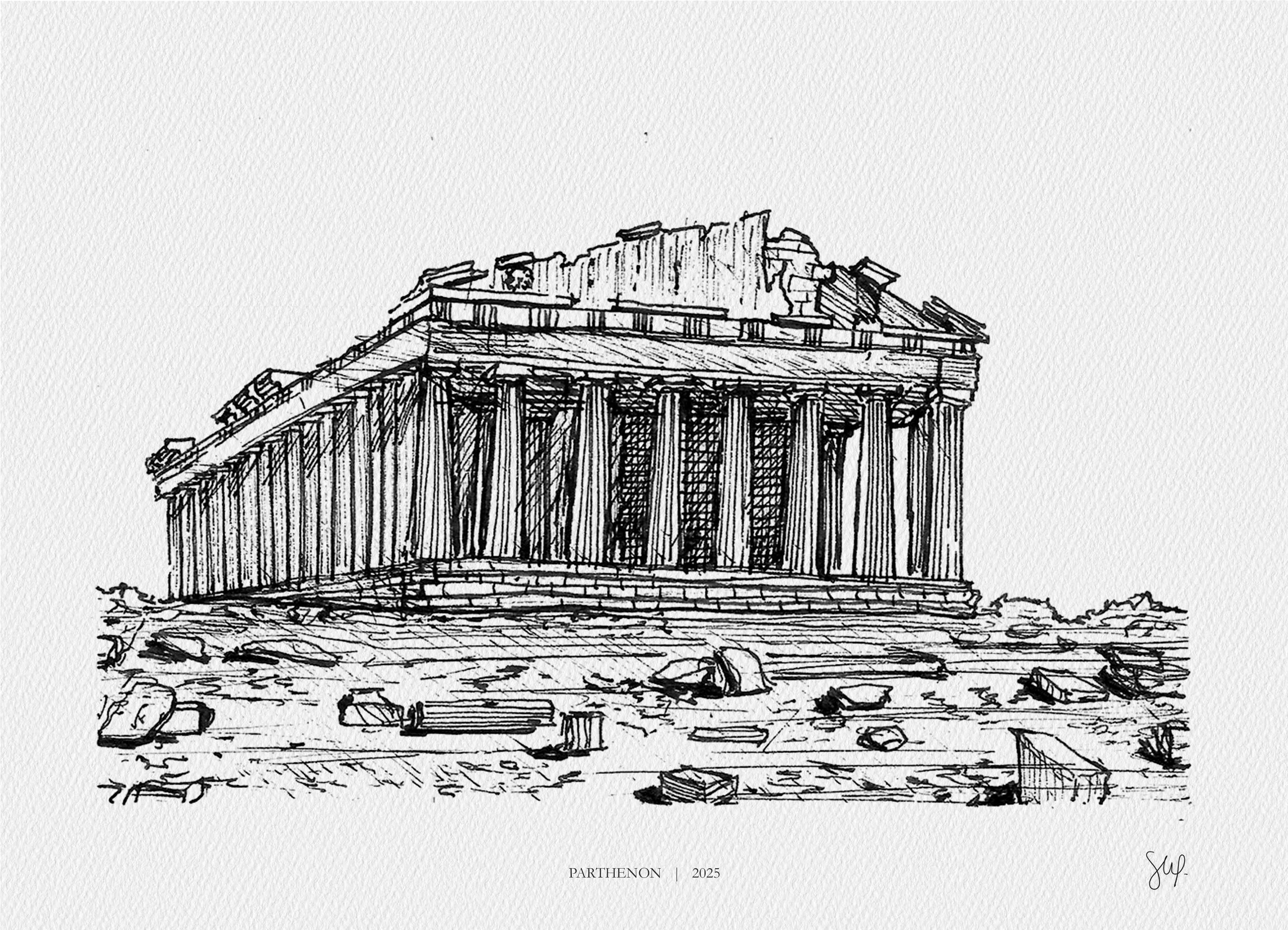 Fine Art Print Parthenon