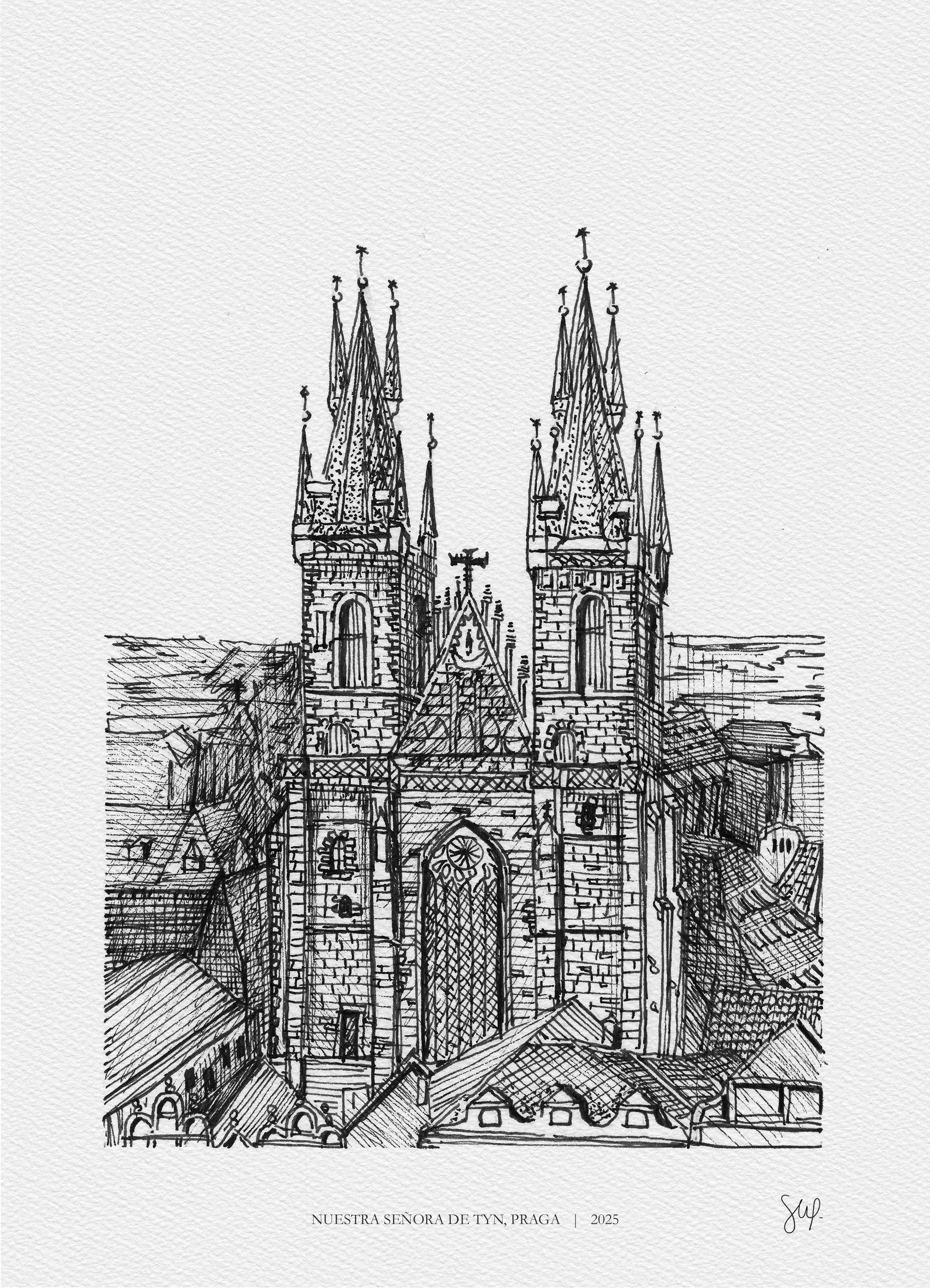 Fine Art Print Nuestra Señora de Tyn