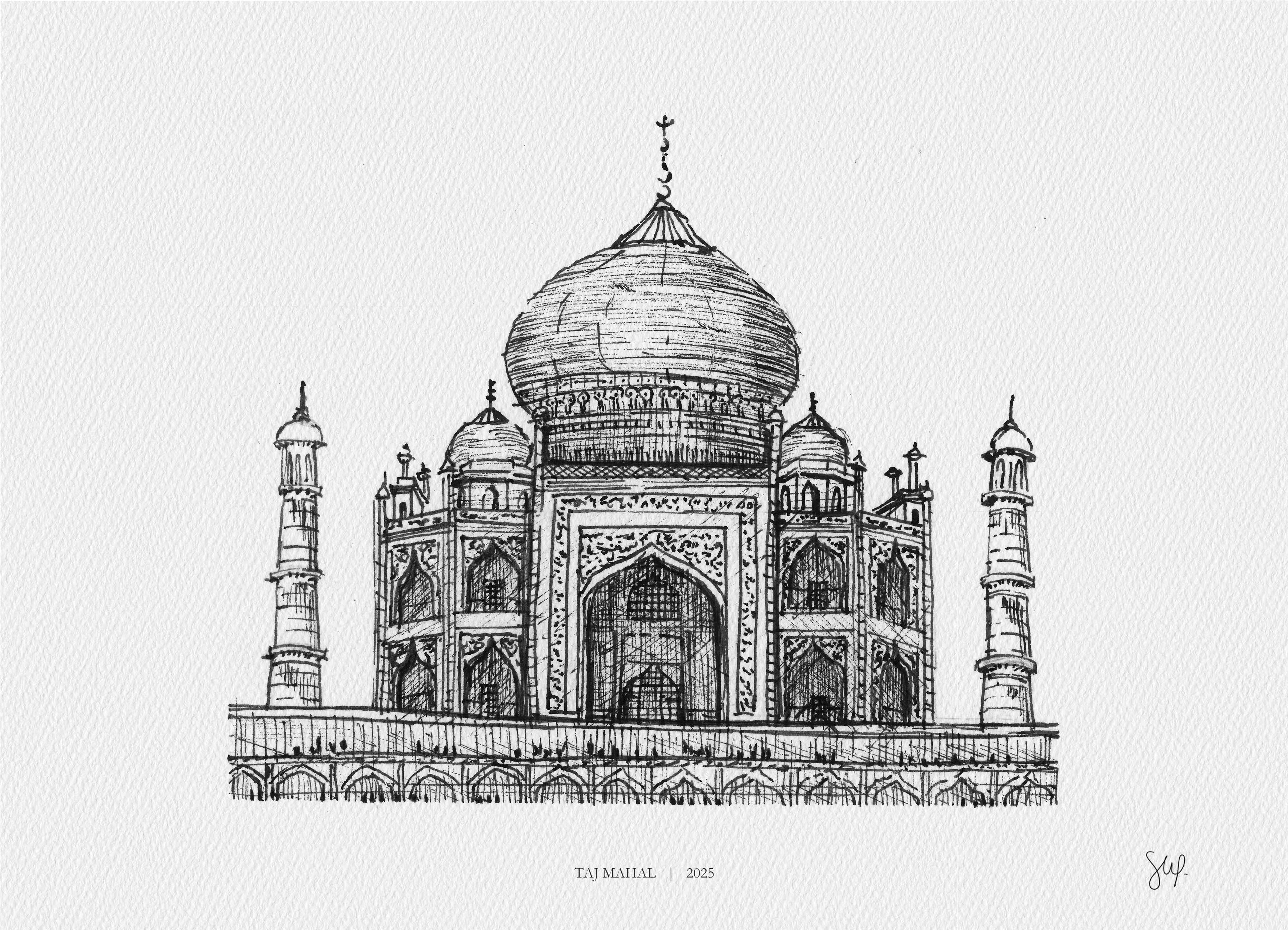 Fine Art Print Taj Mahal